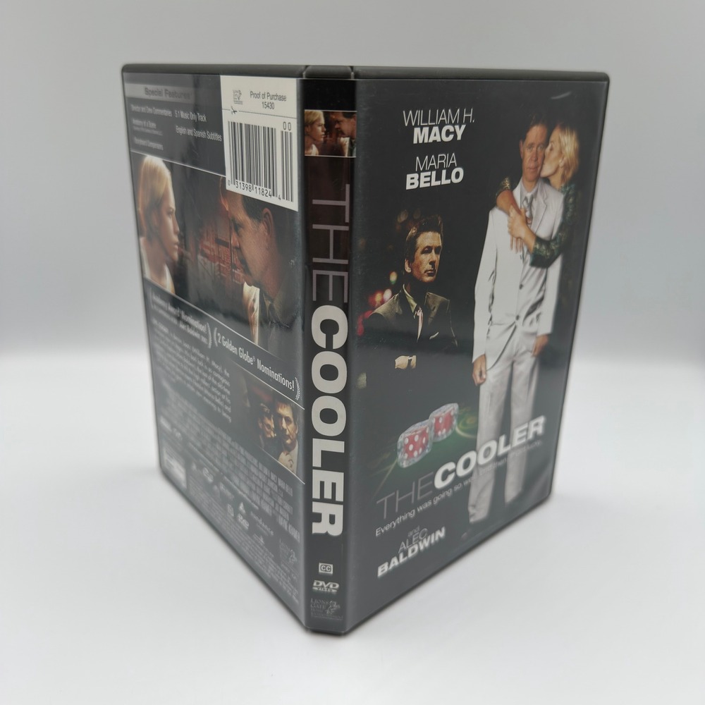 The Cooler DVD William H Macy Alec Baldwin Maria Bello Drama Vegas Movie - Picture 3 of 4